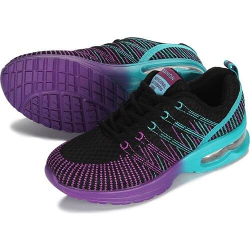 2021 Running Shoes for Women Outdoor Breathable Fashion Womens Jogging Shoes Fitness Sneakers Colorful Air Cushion Sneaker Mujer