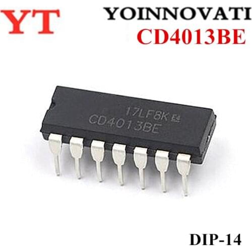 10PCS CD4013BE DIP14 CD4013 DIP IC Best quality