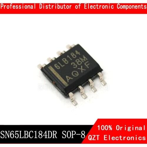 10pcs/lot SN65LBC184DR SOP8 SN65LBC184 SOP-8 6LB184 SOP SN65LBC184D SMD In Stock