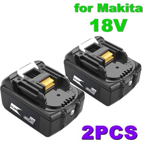 100%original 18V18Ah Battery 18000mah Li-Ion Battery Replacement Power Battery for MAKITA BL1880 BL1860 BL1830battery+4A Charger