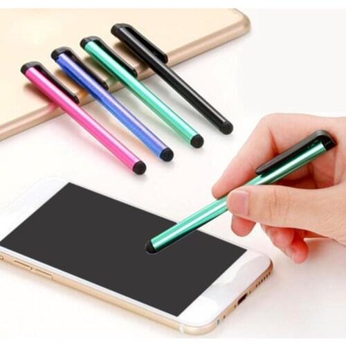2PCS Capacitive Touch Screen Stylus Pen For IPhone Phone Suit Tablet IPad Touch Smart For Other Pencil IPod Metal Stylus To F1Q2