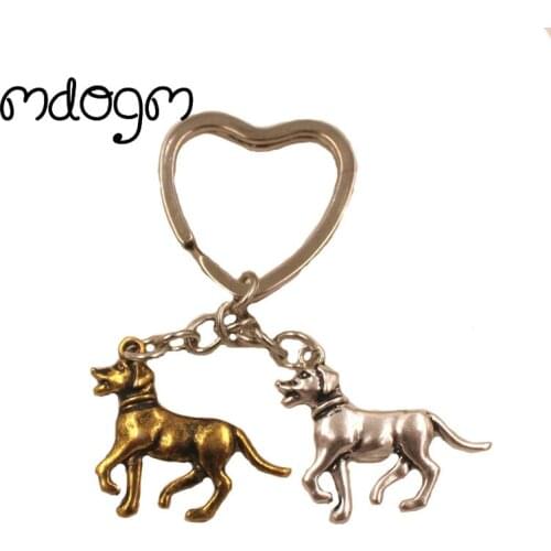 2021 Australian Shepherd Dog Animal Gold Silver Plated Metal Pendant Keychain For Bag Car Women Men Key Ring Love Jewelry K158