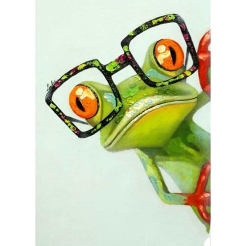 Diamond Painting Full Square/Round Diamond "Cartoon Frog" Pattern Embroidery Cross Stitch 5D Rhinestone Painting