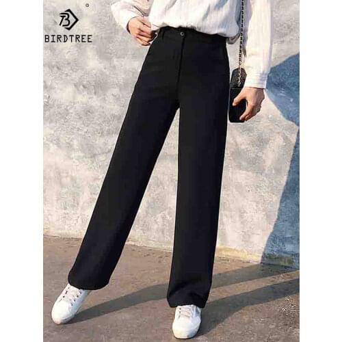 BIRDTREE TB Women's Wide Trousers