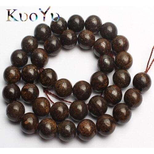 Natural Bronzite Stone Beads Round Loose Bead For Jewelry Making 15" Strand 4/6/8/10/12/14mm DIY Bracelet Necklace Jewellery