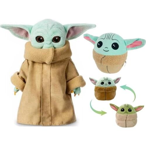 Baby Yoda Plushies Doll Cute Yoda Stuffed Animals Plush Pillow Toy For Kids Gift