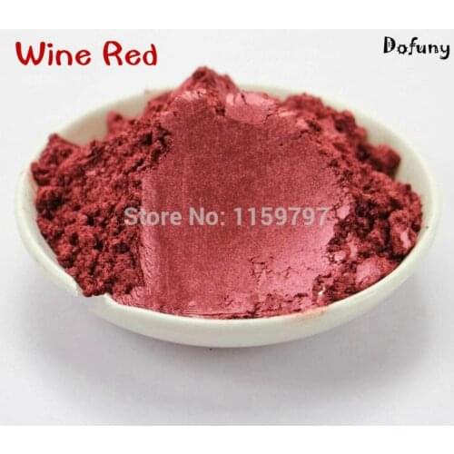Dofuny Wine red pearl powder mica powder pearlescent pigment pearl powder for make up&soap&Automobile paint