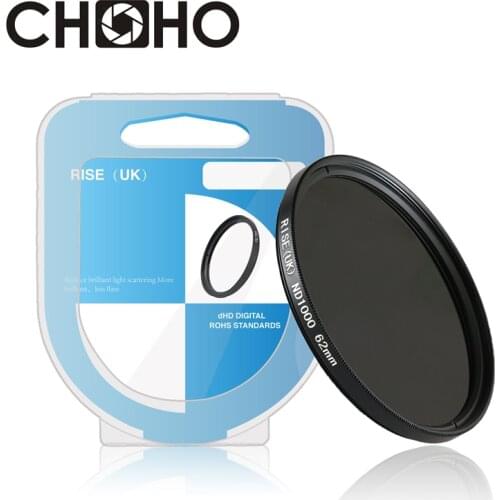 Neutral Density ND Filter ND1000 Filtors ND 1000 49MM 52MM 55MM 58MM 62MM 67MM 72MM 77MM 82MM 95MM for Canon Nikon Sony Camera