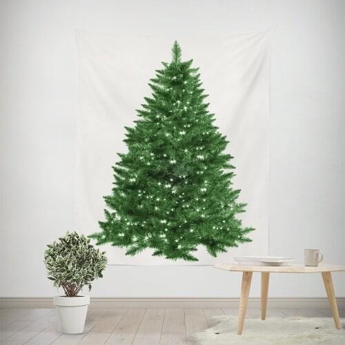 The Christmas Tree Tapestry Wall Hanging Christmas Decoration Tapestry
