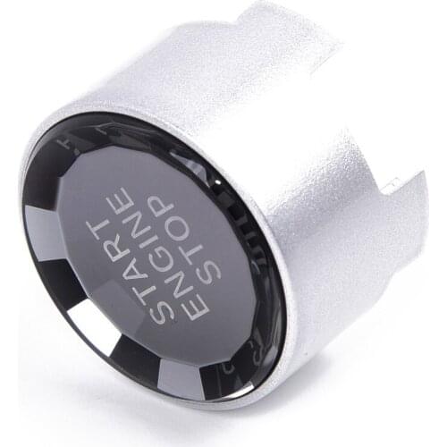 For BMW G F Series F30 F10 G20 F48 G30 Switch Button Start Engine Start Trim Switch Button Silver Durable Portable