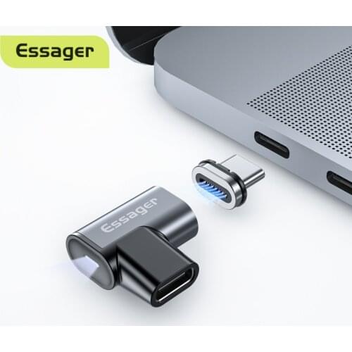 100W USB Type C Magnetic Adapter Fast Charging Usb C To Type C Magnet Converter Magnetic Cable Usbc Connector For IPad MacBook