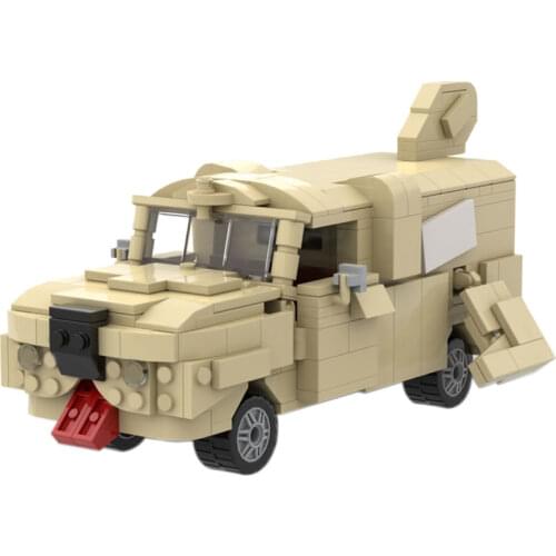 MOC cute animal baby car Dumber Dog Van Animal City Outing Camperal Bus Car Girls Figures Building Blocks Bricks Childrens toys