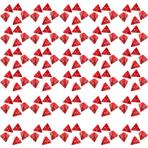 Pack of 150 Gem Multi-Sided Dices Polyhedral Dice Set D4 D&D TRPG Cup Games