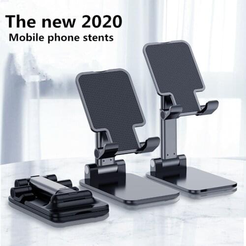 2020 Metal Desktop Tablet Holder Table Cell Foldable Extend Support Desk Mobile Phone Holder Stand For iPhone iPad Adjustable