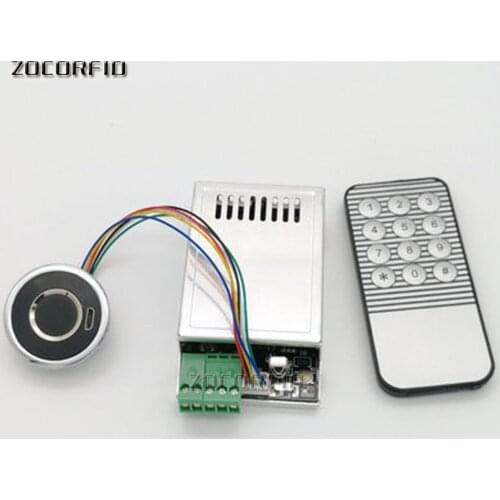 Fingerprint Control Board+Fingerprint Module Two-color Ring Indicator Light Access Control