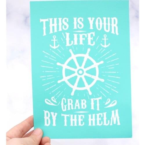 KSCRAFT Helm Self-Adhesive Silk Screen Printing Mesh Transfers for DIY T-shirt Pillow Fabric Painting Paper Home Decoration