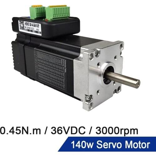 Servo motor NEMA23 / 57 JMC integrated servo IHSV57-30-14-36-01-BY motor driver + motor integrated 140W 0.45NM 3000rpm DC36V