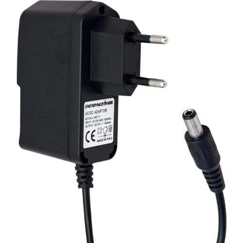 MUSTANG MS-717 12 VOLT - 1 AMP SOCKET TYPE PLASTIC ADAPTER 5.5*2.5 END