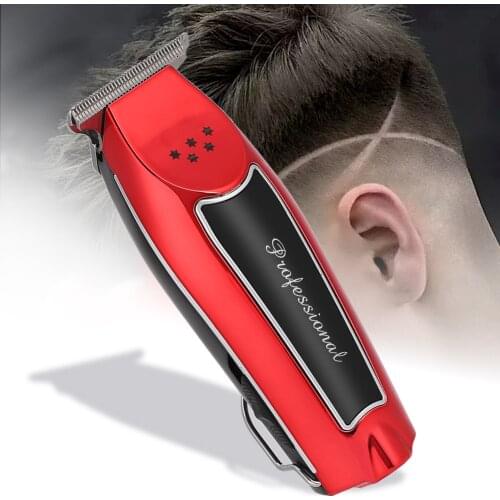 Professional Rechargeable Hair Trimmer Hair Clipper Cutting Machine Hairdressing Tool Trimming Sideburns Hair Trimmer US Plug