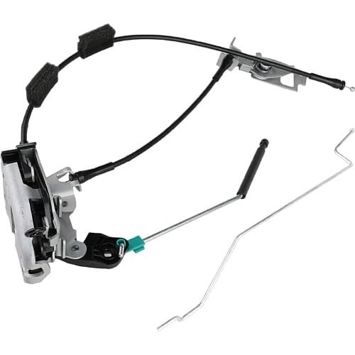 Rear Right Door Latch w/Cable & Rod Kit Assembly Repair Parts Passenger Side for Ford E150 E250 E350 1992-2019 6C2Z-15431A02-AA