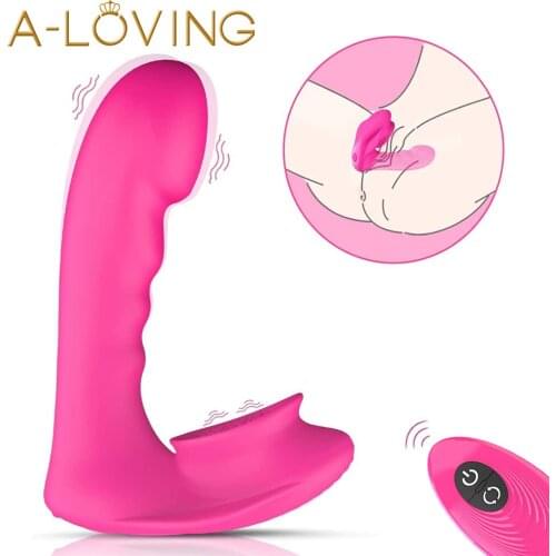 Heating Dildo Vibrator Female G Spot Clitoris Stimulator Clit Vagina Nipple Massage Masturbator Erotic Sex Toys for Women Orgasm