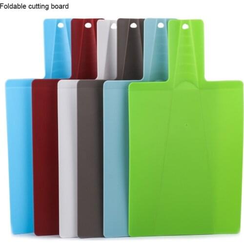 1pc Creative Folding Chopping Cutting Board Multi-function Environmentally Friendly Mold-proof Shovel-shaped Kitchen Utensils