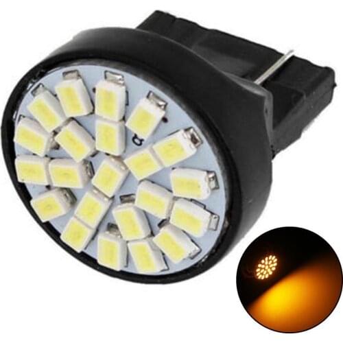 12v 22 Smd Car Led Brake Stop Parking Turn Light Automobile 7443 Red 2pcs U6S0 Wedge 1206 Lamp 7440 White V9F8