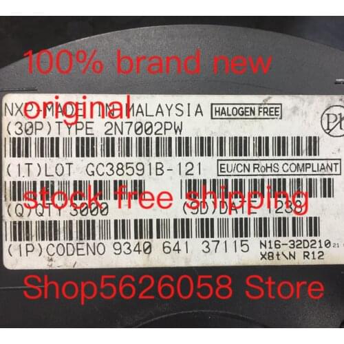 2N7002PW SOT323 100% new original freeshipping 10PCS-100PCS/LOT STOCK