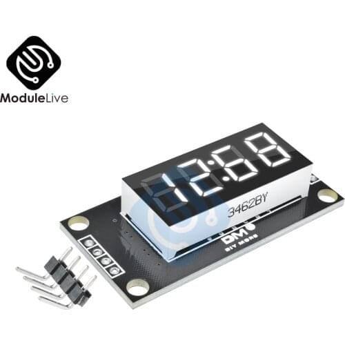 4-Digital 4Digits Display Module for Arduino with clock 0.36 inch 0.36'' 7 Segments Display Tube White LED Board TM1637 Module