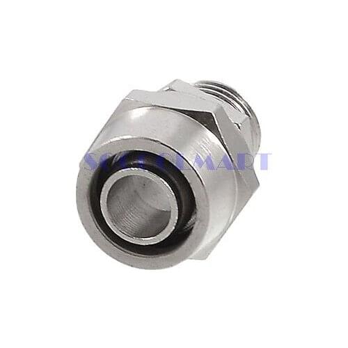 4Pcs 12mm x 1/4" Pneumatic Air Hose Quick Coupler Connectors Fittings