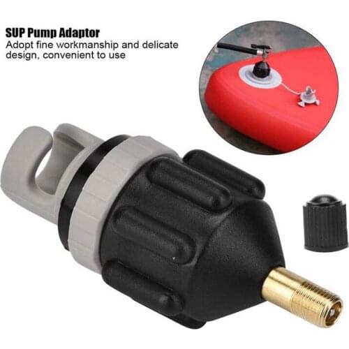 Inflatable Boat Pump Adaptor Compressor Air Valve Converter Airbed Pool Swing Ring Pump Adapter for Rubber Raft Airbed