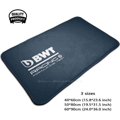Racing Point Team White Door Mat Foot Pad Home Rug Racing Point Grand Prix Team Bwt Force India Pink Perrez Stroll White Drive