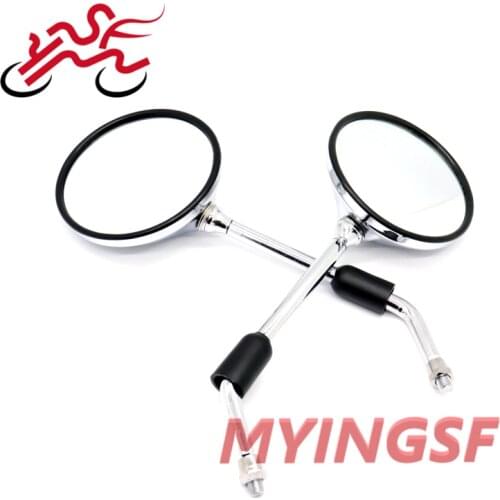 Side Rear View Mirrors For HONDA CB900F CB600F HORENT/CB750/CB400 SUPER FOUR Rearview Mirror