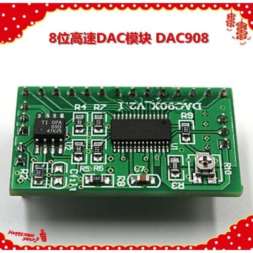 DAC DA Module 8-bit High-speed Digital-to-analog Converter Module DAC908 Maximum Conversion Speed 165MSPS