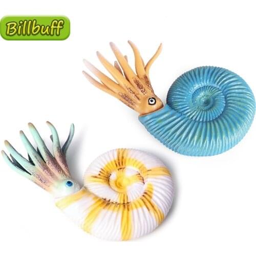DIY Simulation Ocean Animal ABS Nautilus Action Model Figures Collection Cognition Educational Toy for Childrens Christmas Gift
