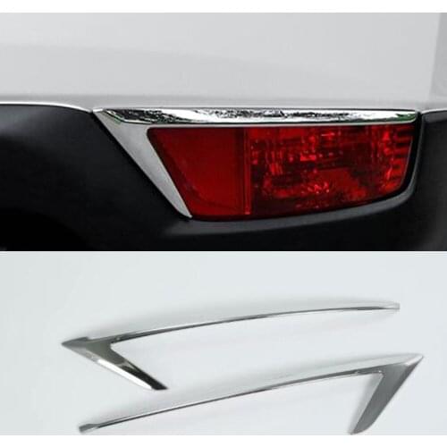 For Mazda CX-5 CX5 KF 2017 2018 2019 2020 ABS Chrome Rear Fog Lamp Light Cover Trims Foglight Strip Molding Garnish Styling