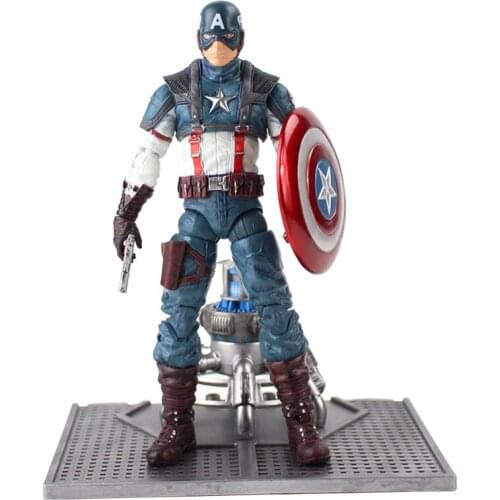 18cm The Avengers Marvel Super Hero Captain America PVC Action Figure Model Toys Doll