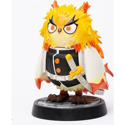 Demon Slayer Blade Flame Pillar Purgatory Apricot Shourou Owl Brother GK Limited Figure