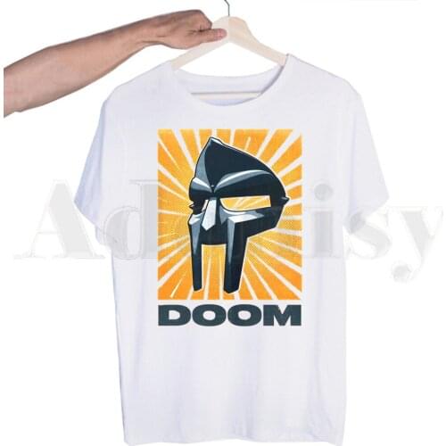 Hop Rock Madvillain Mf Doom Fashion Cartoon Tshirts Men Fashion Summer T-shirts Tshirt Top Tees Streetwear Harajuku Funny