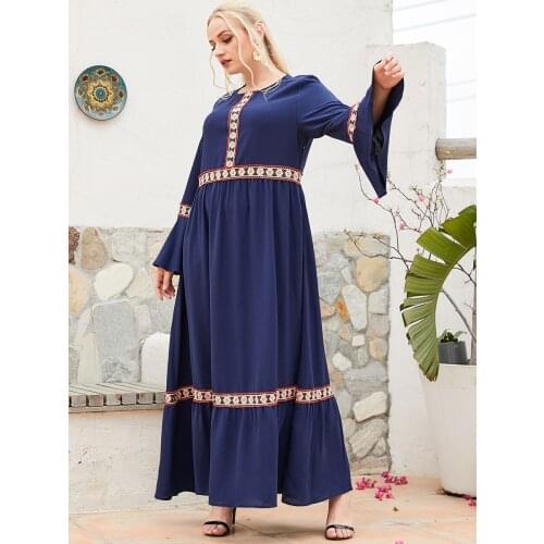 Mubarak Ramadan Eid Maxi Dresses For Women Abaya Dubai Turkey Islam Muslim Fashion Long Dress Caftan Robe Longue Djellaba Femme