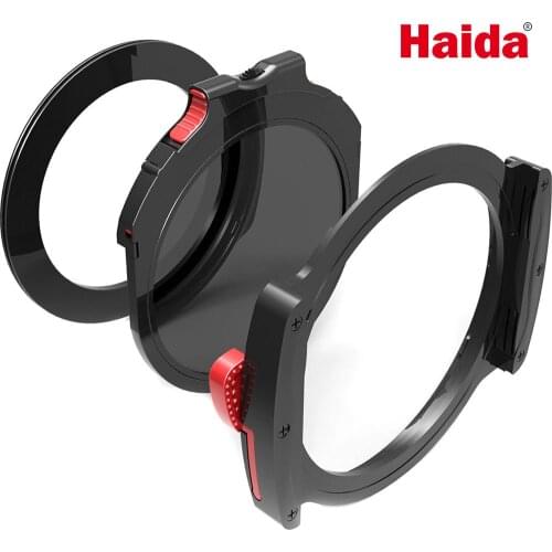 Aluminum alloy 100mm Filters System M10 Filter Holder Kit with Adapter Ring & drop-in CPL, 52 55 58 62 67 72 77 82 mm Optional