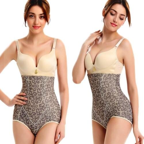 2019 New Plus Size Control Panties Women Shapewear High Waist Breathable Female Bodysuits Slimming Trainer Corset Shaper