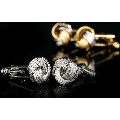 Top Quality Luxury Cufflink Set For Men Classic Meter Tie Clips Cufflinks Sets Copper Tie Bar Golden Tie Collar Pin Jewelry