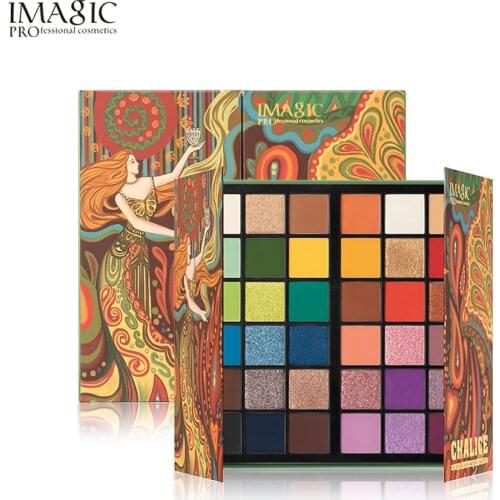 IMAGIC Tarot Card Holy Grail 36 Color Eyeshadow Palette Pearlescent Matte Polarized Makeup Eyeshadow Palette