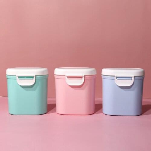 Portable Milk Powder Box Portable for Infants Children Outside High Capacity Milk Powder Can Sealed Complementary Food