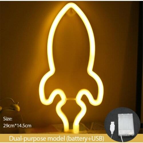 Dropshipping Planet Neon Light INS Universe Modeling Light Bedroom Decoration LED Decorative Night Light Christmas Gifts For Kid
