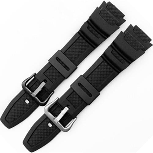 Rubber Silicone Watch Band Strap for SGW-300H SGW-400H AE-1000w AQ-S810W W-S200H Serie Waterproof Sport Watch Replacement Strap
