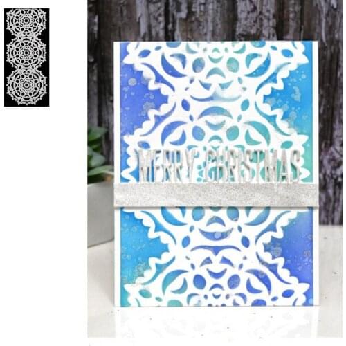 Christmas Handcut Snowflake Metal Cutting Stencils for Scrapbooking Stamp Photo Album Decorative Embossing Cut Die DIY Paper