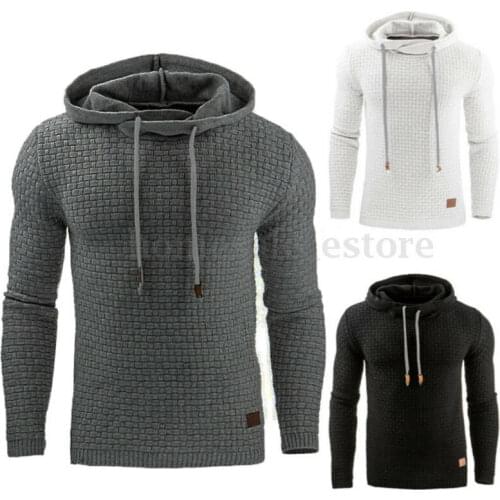 Autumn Mens Hoodies Slim Hooded Sweatshirts Mens Coats Male Casual Sportswear Streetwear Brand Clothing