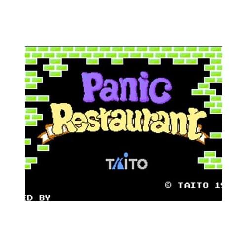 Panic Restaurant (U) 60 Pins 8 Bit Game Card